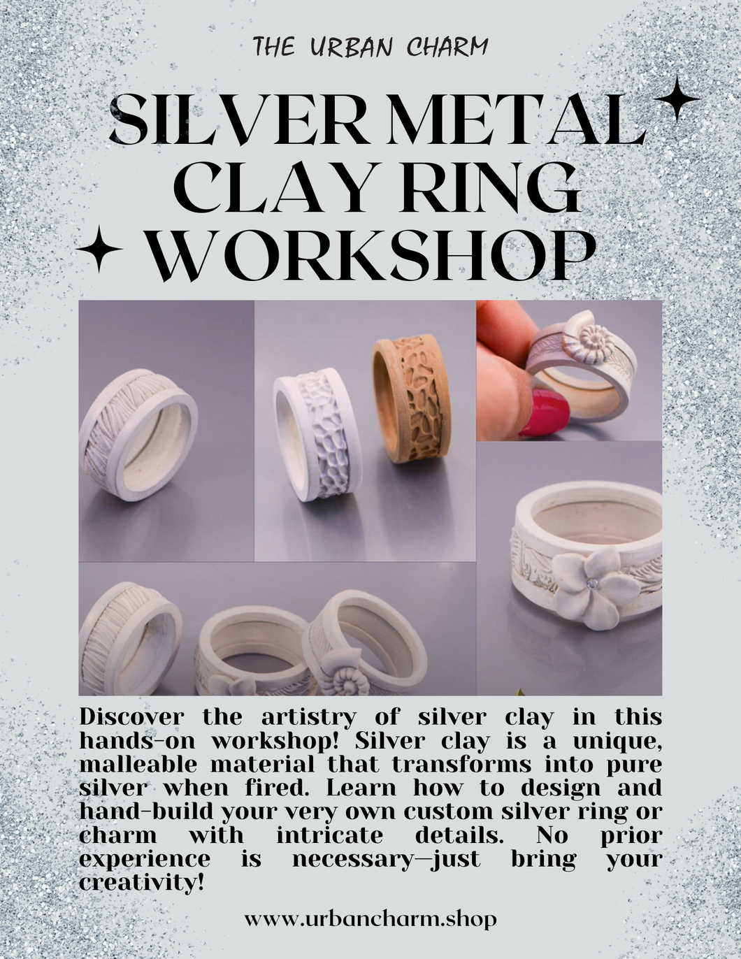 Metal Clay Workshop Create Your Own Ring | MARCH 8, 2025 | 11am - 1pm