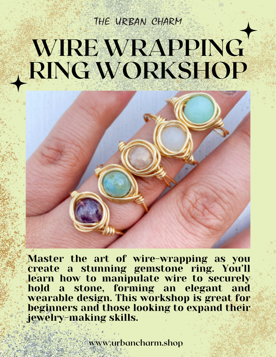 Wire Wrapping Ring Workshop | MARCH 7, 2025 | 11am to 12pm