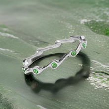 Load image into Gallery viewer, Peridot Birthstone Stacker Ring
