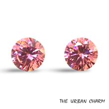 Load image into Gallery viewer, Pink Tourmaline Cubic Zirconia AAA quality Lab-grown Gemstone Loose Stone
