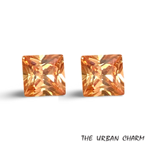 Load image into Gallery viewer, Champagne Cubic Zirconia AAA quality Lab-grown Loose Gemstone
