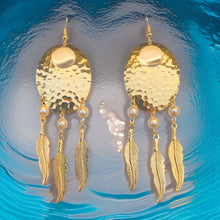 Load image into Gallery viewer, Pearl Dream Catcher Earrings
