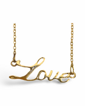 Load image into Gallery viewer, Love Script Necklace
