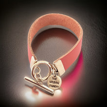 Load image into Gallery viewer, Orange Leather Color Band Bracelet
