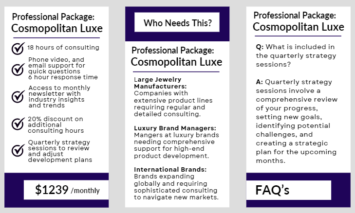 Cosmopolitan Luxe : Professional Package