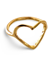 Load image into Gallery viewer, Heart Shaped Ring by The Urban Charm
