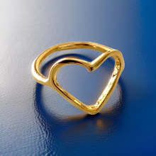 Load image into Gallery viewer, Heart Shaped Ring by The Urban Charm
