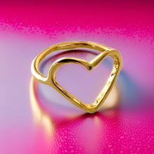 Load image into Gallery viewer, Heart Shaped Ring by The Urban Charm
