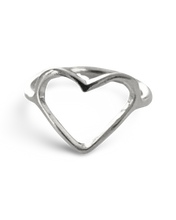 Load image into Gallery viewer, Heart Shaped Ring by The Urban Charm
