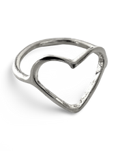 Load image into Gallery viewer, Heart Shaped Ring by The Urban Charm
