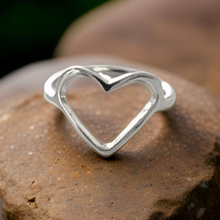 Load image into Gallery viewer, Heart Shaped Ring by The Urban Charm
