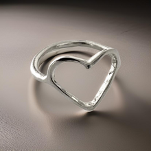 Load image into Gallery viewer, Heart Shaped Ring by The Urban Charm
