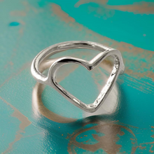 Load image into Gallery viewer, Heart Shaped Ring by The Urban Charm
