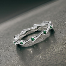 Load image into Gallery viewer, Emerald Birthstone Stacker Ring
