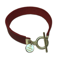 Load image into Gallery viewer, Red Leather Color Band Bracelet by The Urban Charm
